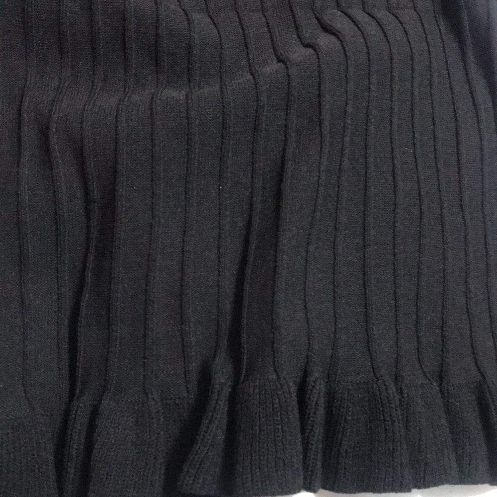 BLACK Ribbed Knit Halter NeckOpen Back Mini - Picture 5 of 6